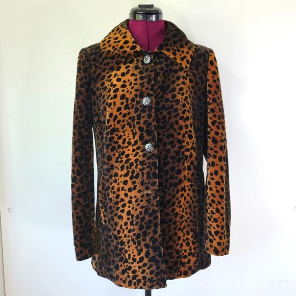 Studio leopard print jacket hot sale